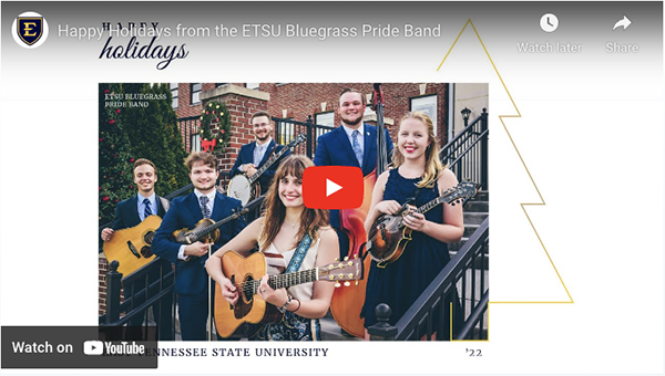 Bluegrass Holiday YouTube Video link. 