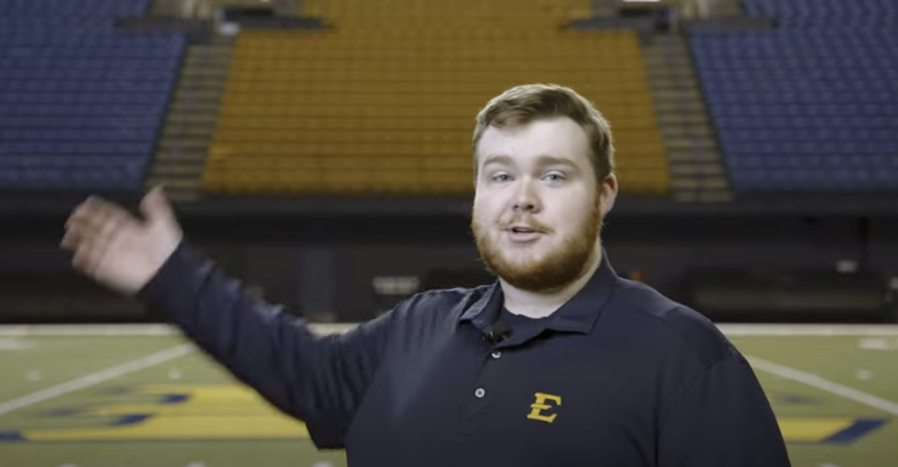 A screenshot of a video outlining what to expect at Commencement