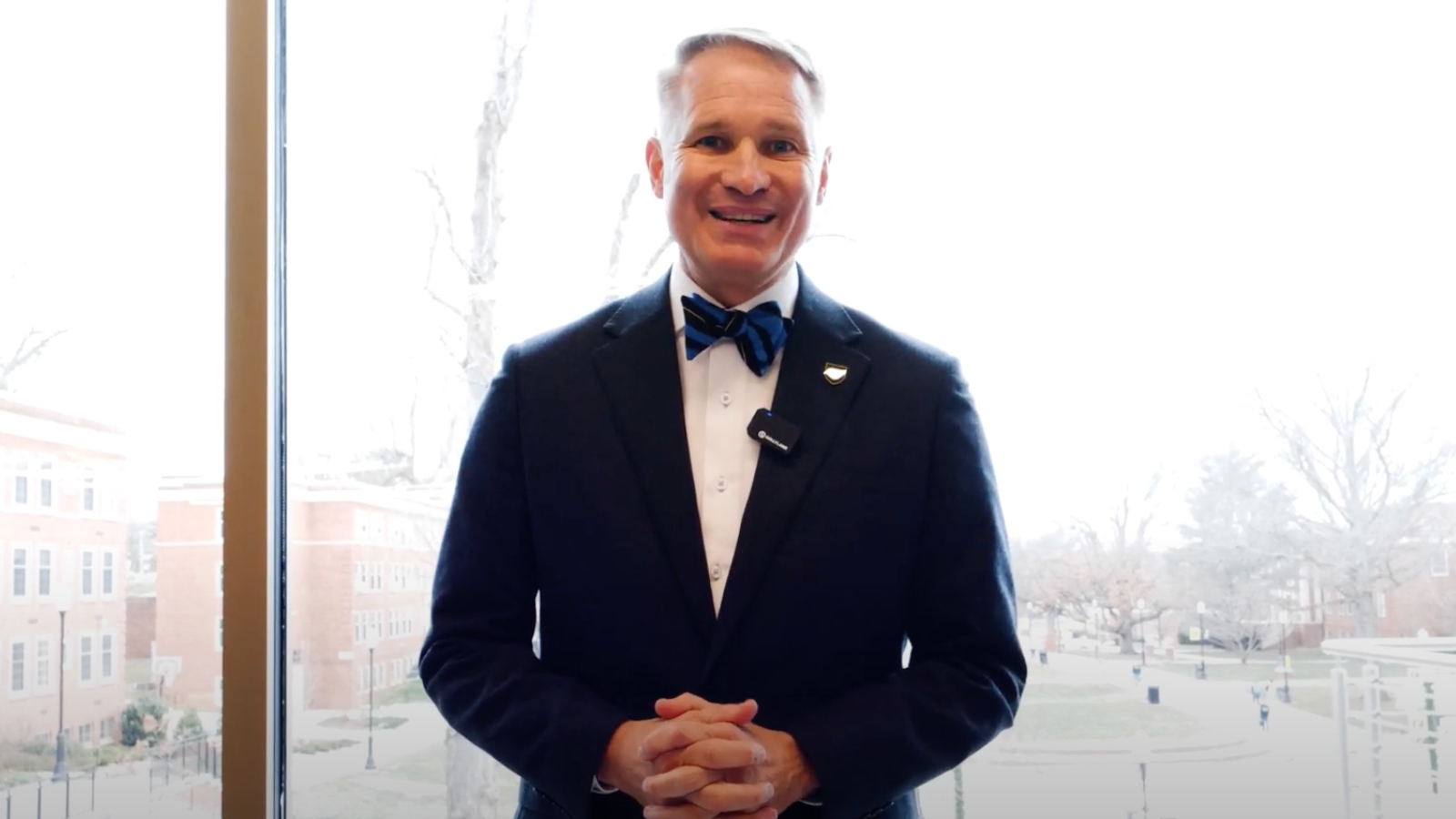 a screenshot of a video message about the new Hoops for Groups initiative. 