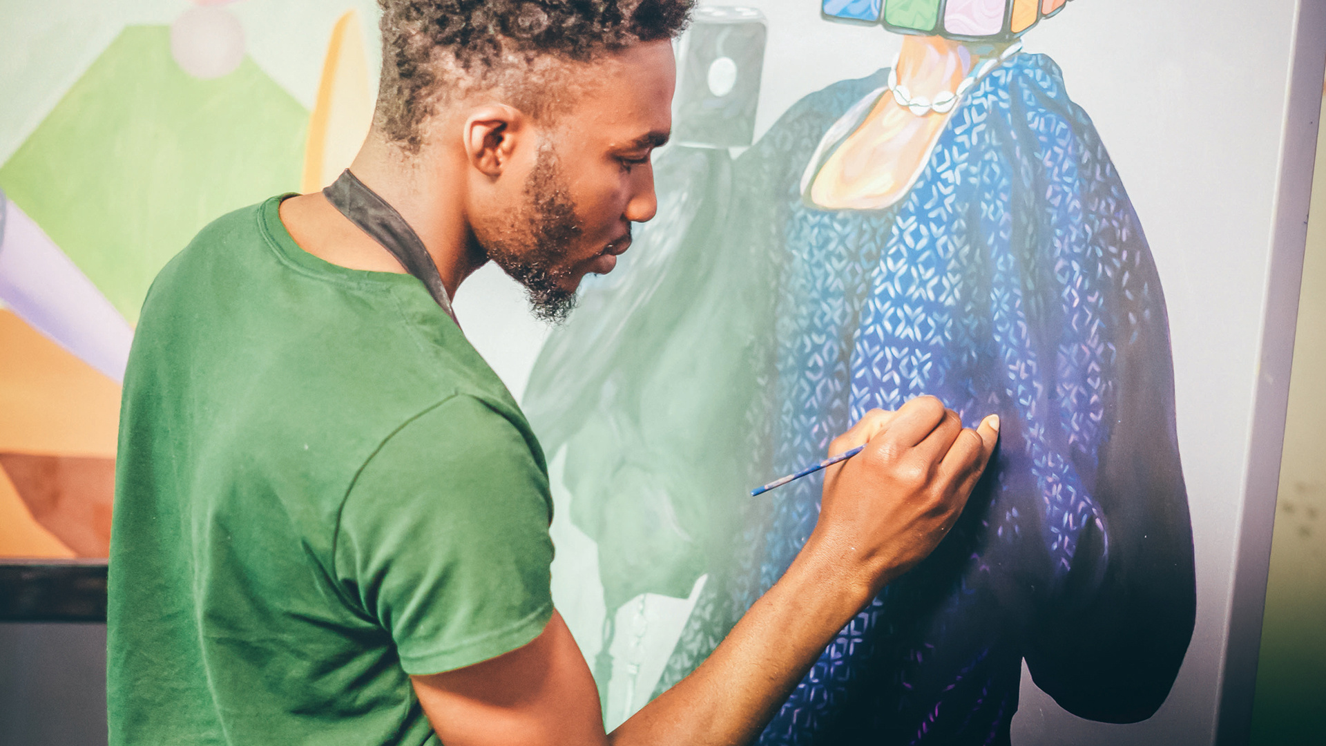 A screenshot of a video about ETSU alum Akintayo Akintobi