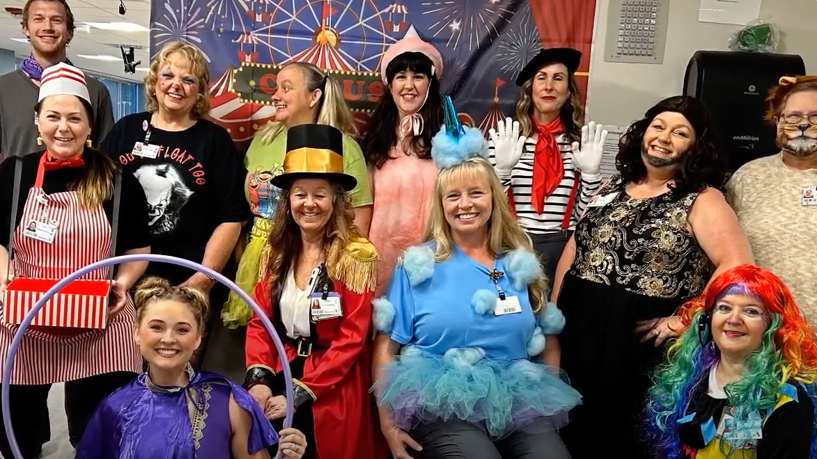 A screenshot of a video about the Nurse Narratives initiative