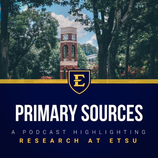 Graphic with photo of ETSU Carillon, ETSU logo, and text 